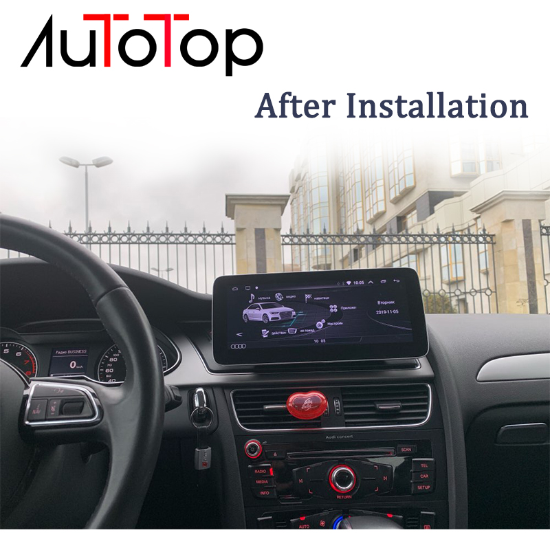 AUTOTOP 10.25" IPS Car DVD GPS Player Android 10 For Audi A4 A5 S4 S5 2009-2016 Car Radio Multimedia GPS Navigation WiFi BT SWC