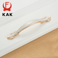 KAK White Amber Gold Cabinet Handle Kitchen Handle Luxury Wardrobe Door Pulls Drawer Knob Fashion Furniture Handle Door Hardware
