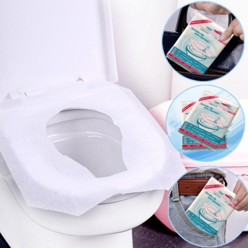 150Pcs Portable Hygienic Disposable Toilet Seat Cover Mat Waterproof Toilet Paper Pad Anti-Bacterial Healthy Paper Pad