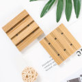 HOT Wooden Soap Dishes Bamboo Soap Tray Holder Soap Rack Plate Box Container Portable for Home Bathroom NDS