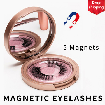 SexyGo 3D magnetic eyelashes 1 Pairs Magnetic 3D Mink False Eyelashes No Magnetic Liquid Eyeliner Tweezer Set magnetic eyeliner