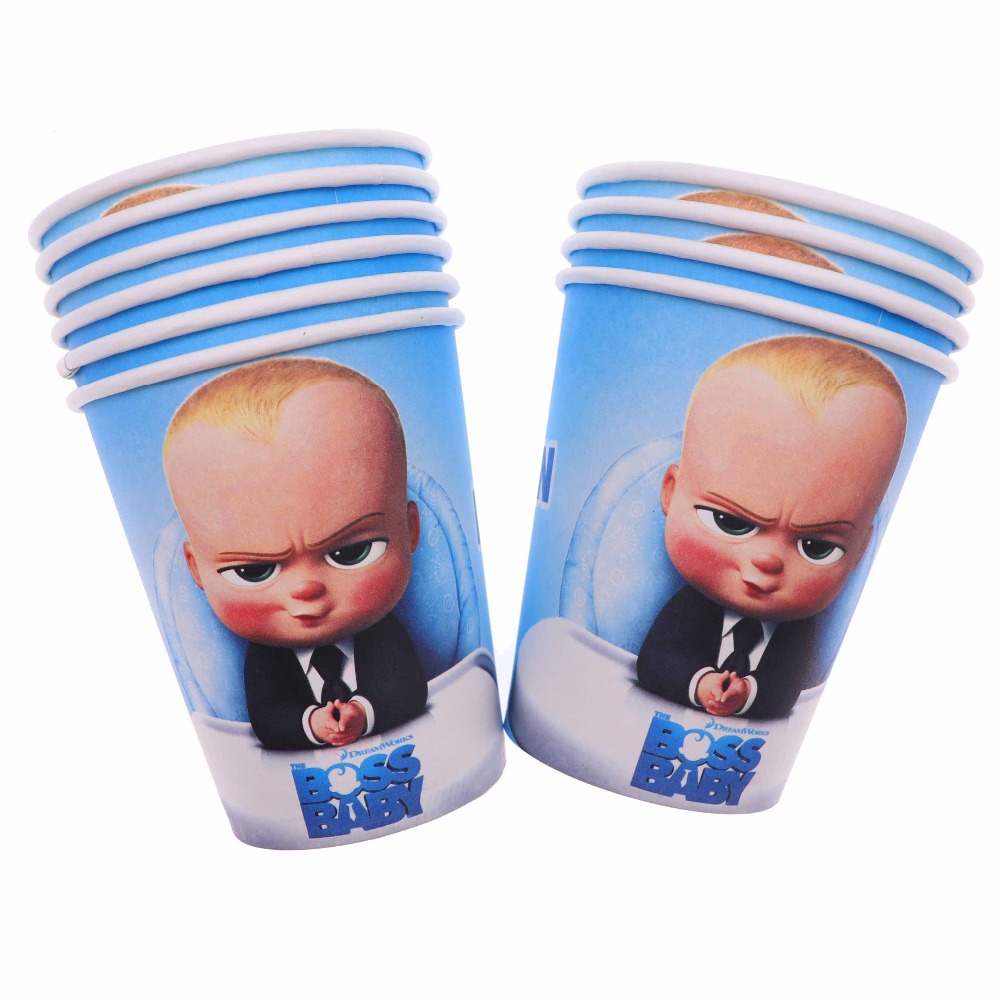 wholesale 1pcs/pack Baby Boss them plastic tablecloths Baby Boss disposable table cover baby shower birthday party decorations