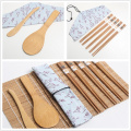 15pcs Bamboo Sushi Making Kit Sushi Tools Includes 2 Sushi Rolling Mats 1 Towl 1 Rice Paddle 1 Rice Spreader 5 Pairs Chopsticks