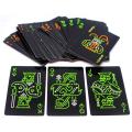 Black Luminous Fluorescent Poker Cards Playing Card Glow In The Dark Bar&Party&KTV Night Luminous Collection Special Poker