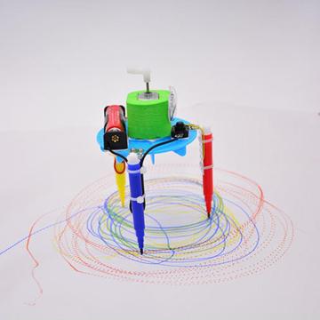 Kids DIY Doodle Robot Toy Children Experiment Science Project Educational Model experiments scientific principles of toys
