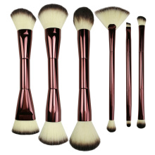 6PC Double Ended Makeup Brush Set