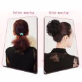 MANWEI Messy Bun Tousled Hairpiece Elastic Band Chignon Hair Curly Scrunchie Updo Cover Synthetic Hairpiece for Women