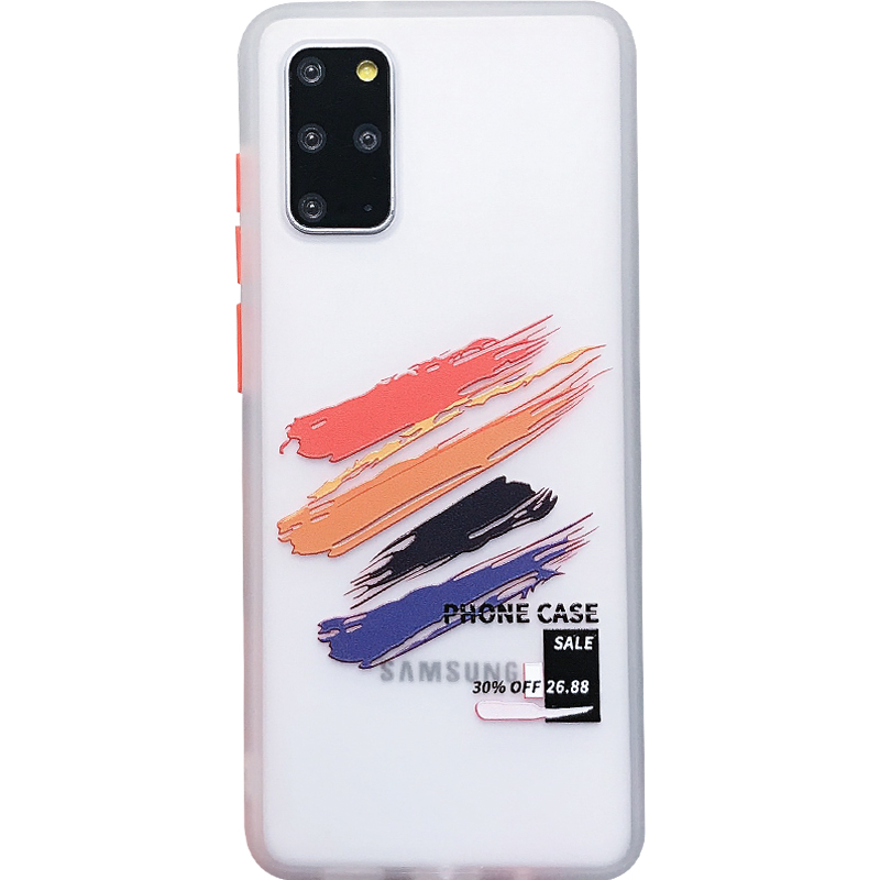 The scrub shell is suitable for Samsung s20fe stylish phone case note20ultra s20plus s9p s10 note10 anti-fall mobile phone bag