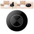Qi Wireless Charger Device For iPhone for Samsung Fast Charger Built in Desktop Furniture Device Wireless Charging Base