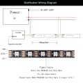 WS2812B WS2812 RGB Led Strip Light SP107E Bluetooth Music RGB Led Controller DC5V Led Transformer 5M 10M 15M 20M Kit