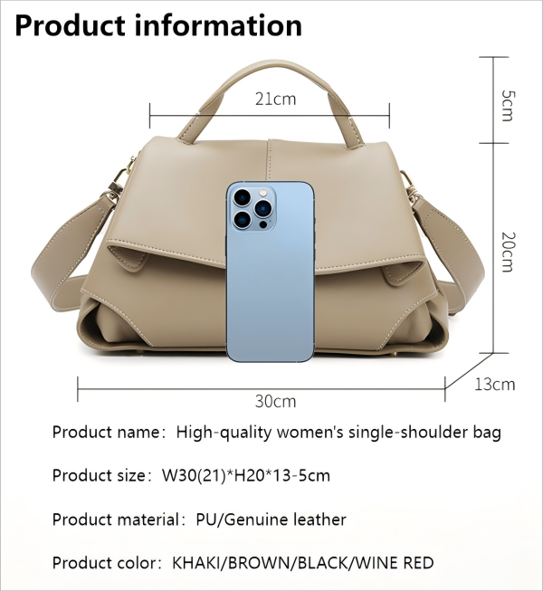 Fashionable, versatile and high-end crossbody bag