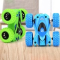 Child Friction Powered Fall-resistant Rotate 360 Degrees Inertial Double-sided Stunt Car Off-road Vehicle Toy Model
