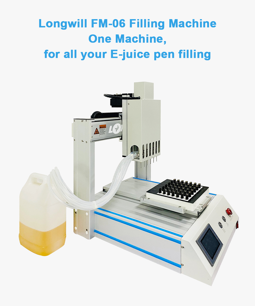 6 Heads Disposable vape filling machine