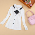 Baby Toddler Teenager Shirts Clothes Children's Clothing Spring Fall Kids Long-sleeve School White Lace Girls Blouses Shirt Tops