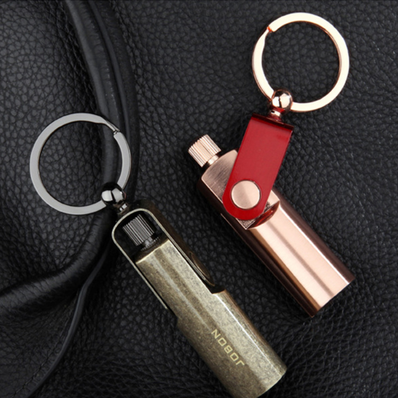 Waterproof Match Encendedor Para Cigarro Creative Fire Starter Keychain Outdoor Portable Kerosene Oil Lighter Dropship Suppliers