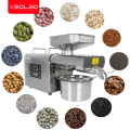 XEOLEO Oil press machine Walnut Oil expeller Press Peanut machine Sunflower/Flaxseed/Walnut Oil presser Stainless steel 110/220V