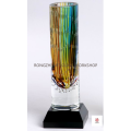 Color Lines Glass Vase