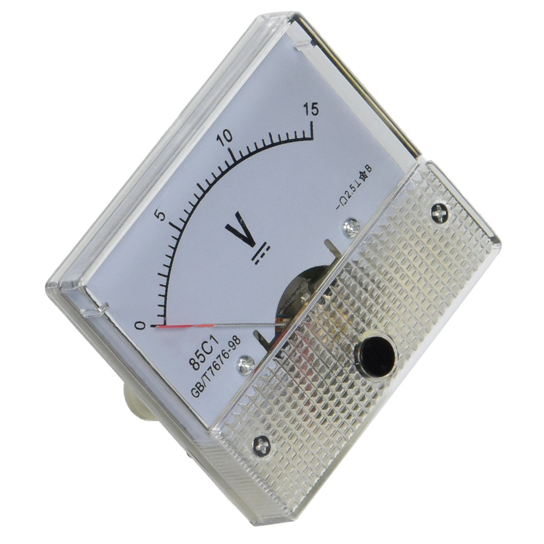 HLZS-85C1 Fine Tuning Dial Analog Volt Panel Meter Gauge DC 0-15V