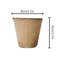 10/50/100 Pcs Peat Pots For Seedlings 3 Inch Gardening Seed Starter Tray Kit Biodegradable Eco-Friendly Plant Starting Pots