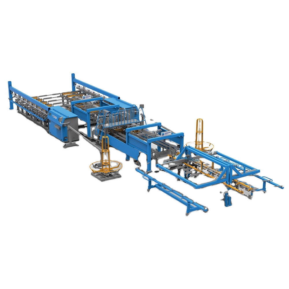 Autoclaved aerated concrete mesh welding line