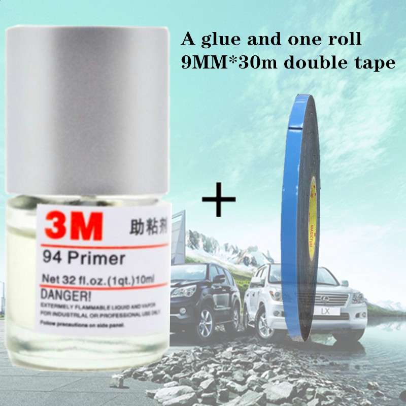 3M 10ML 94 adhesive Primer Adhesion promoter increase the adhesion Car Wrapping Application Tool car-styling for tape with foam