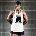 Brand New Skull Print Men's Tank Top Gym Stringer Fitness Bodybuilding Sleeveless Shirt Casual Vest Undershirt Cotton
