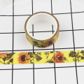 Ransitute R1082 Sunflower Art Painting Washi Tape Set Adhesive Tape DIY Decoration Scrapbooking Diary Tape Stationery Supply
