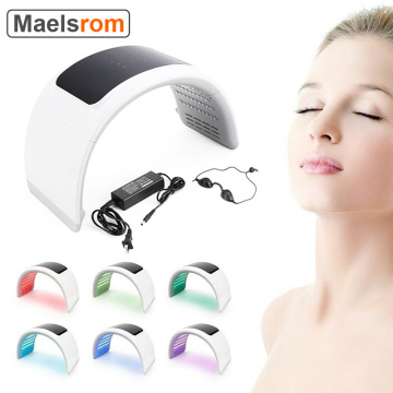7 Color LED Photon PDT Photodynamic Face Light-Therapy Mask Skin Tightening Beauty Machine Facial Mask For Back Acne Anti-Aging