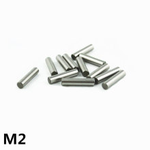100pcs 2mm Bearing Steel Cylindrical Pin Locating Pin Needle roller Thimble Length 3-30 mm