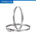 2Pcs 8Inch 200mm Stainless Steel Hose Clamps for Inline Duct Fan Clips Clamp Home Kitchen Ventilation Accessories