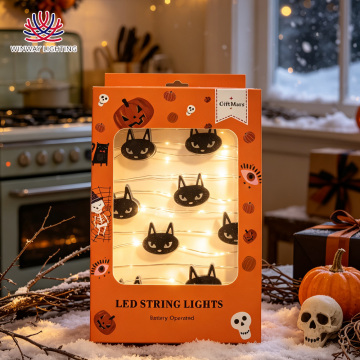 Halloween Cat Copper Wire Fairy Lights, 20L