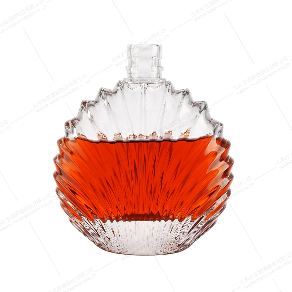 Glass Square Bottle XO Cognac Chinese exporter