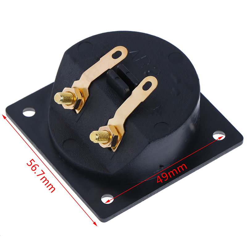 Car Stereo Speaker Box Terminal Round Spring Cup Connector Subwoofer Plug