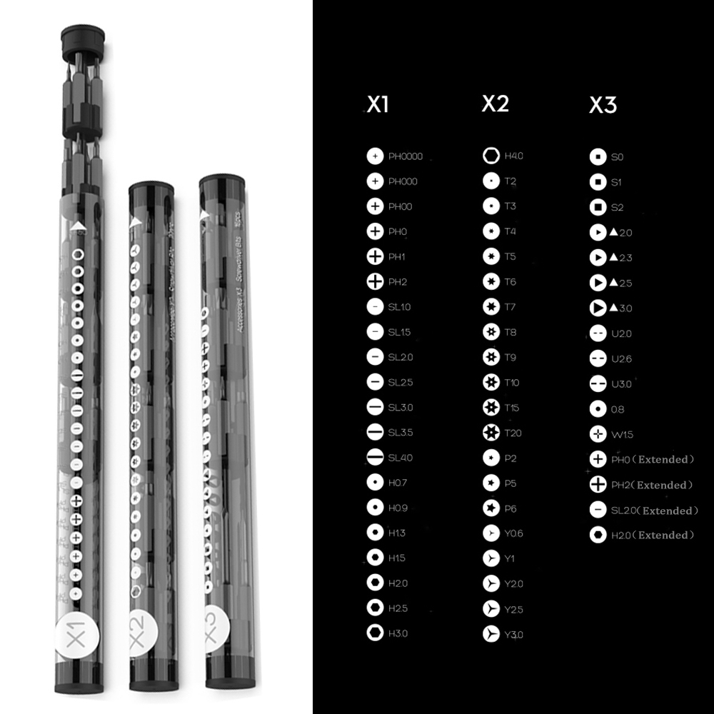 New Wowstick 1F 64 in One Precision Mini Cordless Cordless Screwdriver Battery for Cell Phone Camera Repair Tools