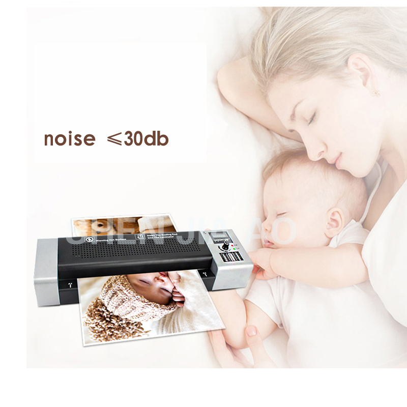 Cold & hot Laminator A3/A4 paper photo Laminating machine photos documents laminator suitable for office home 1000w