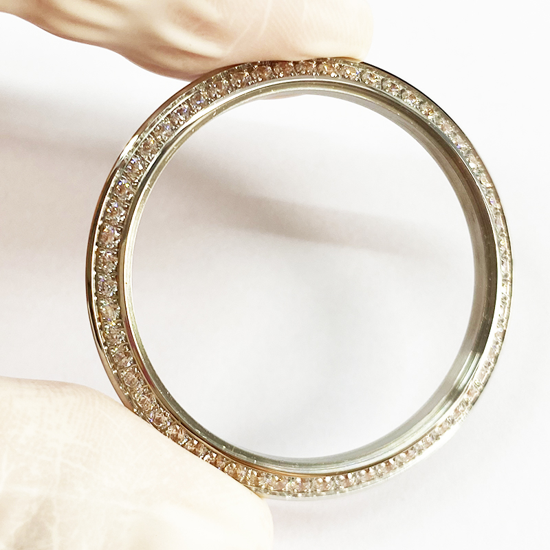 316L watceh bezel with stones setting