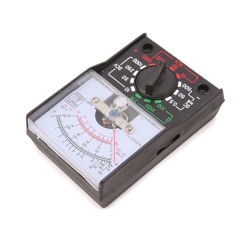 DC/AC 1000V Voltmeter 250mA Ammeter 1K Resistance Meter Analog Multimeter Tool