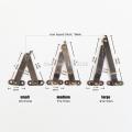 6pcs Antique brass Bronze Jewelry Chest Wooden Box Lid Top Support Hinge Display Cabinet Cupboard Furniture Stay Hinge Lift Up B