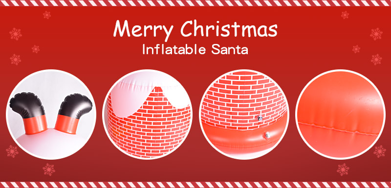 Customized Pvc Christmas Inflatable Decorations Christmas Inflatables Santa