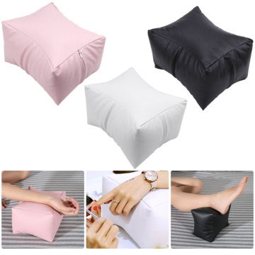Nail Table Pillow Hand Foot Rest Manicure Pedicure Nail Cushion Holder Desk Arm Rest Hand Pillow Professional Soft PU Nail Tools