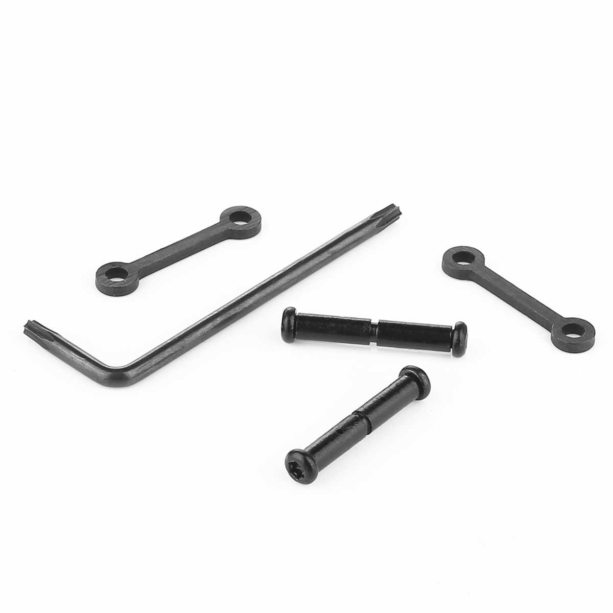 Magorui Black Oxide .154" AR15 Anti Walk Pins 2 Side Plates All Steel Anti Walk Hammer Trigger Pins