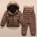 2020 New Children Winter 90% Duck down down Jacket Baby girl clothes Ski Wear Boy Infant Parka Snow Set Warm light Clothing Sets