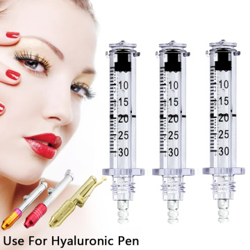 100pcs 0.3ml lip injection Syringe hyaluronic pen Ampoule head for lip filler hyaluronic pen wrinkle removal injection needle