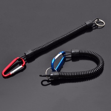 2019 Fishing Lanyards Boating Ropes Retention String Fishing Rope with Camping Carabiner Secure Lock Fishing Tools Accessories