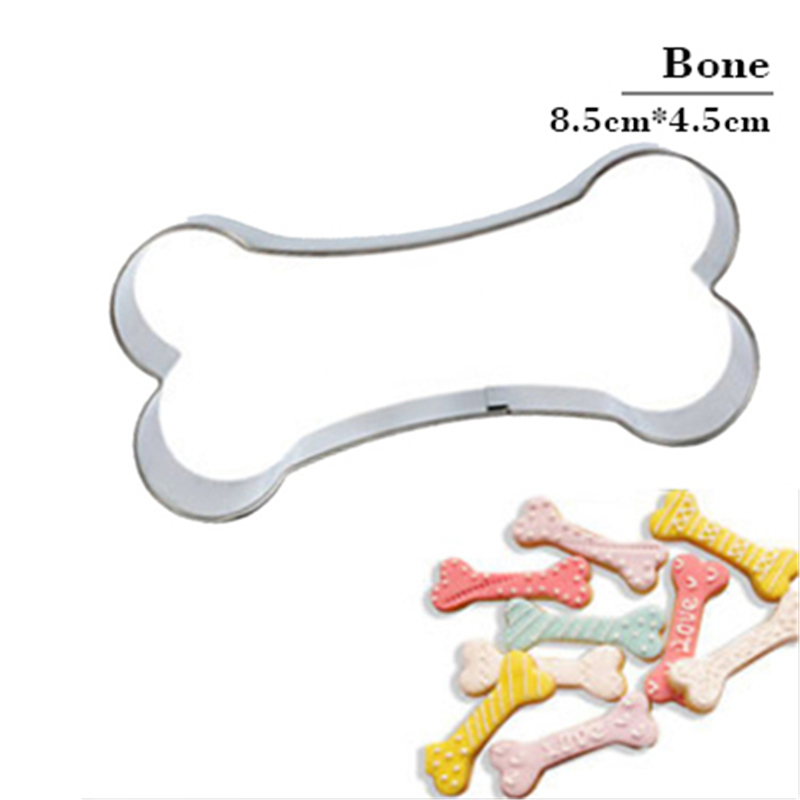 Dog Bone Baking Tools Vegetable Kitchen Set Biscuit Press Icing Cookie Cutter Tools Stainless Steel Top Shop Sales Online