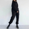 Tracksuits Women's Hoodie Pants Set Oversized Long Sleeve Sportwear Tracksuit Set 2020 Autumn Winter Suits On Fleece For Women