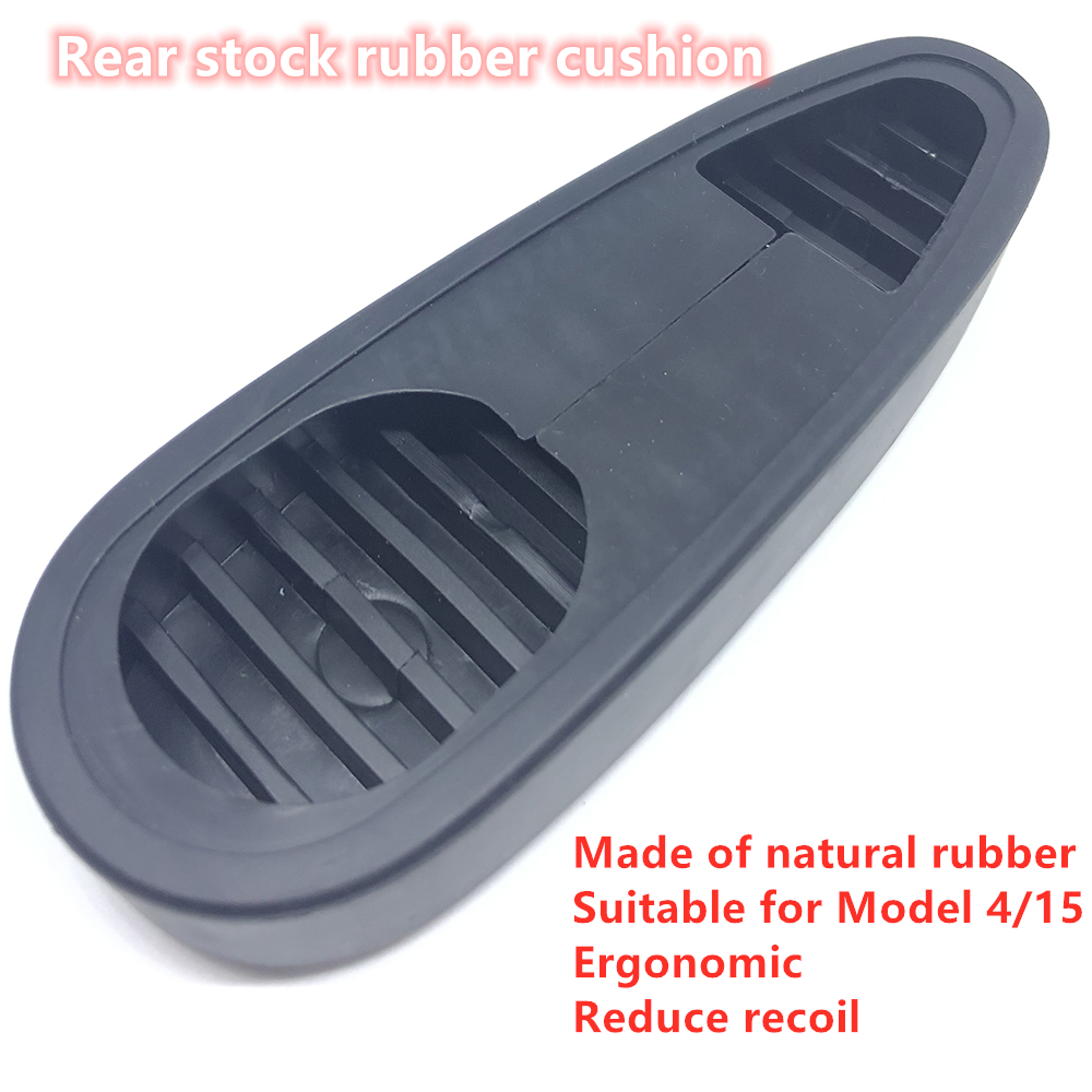 Magorui Rubber Combat Buttpad Anti-slip Stock Buttpad For AR15/M4 Rifle Recoil Buttpad