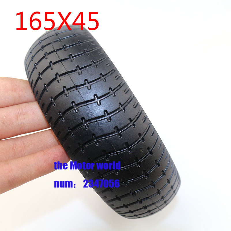 165x45 Solid Tire 6.5 inch for 6.5" diameter 160mm Hoverboard Self Balancing Electric Scooter Spare Parts Free Shipping