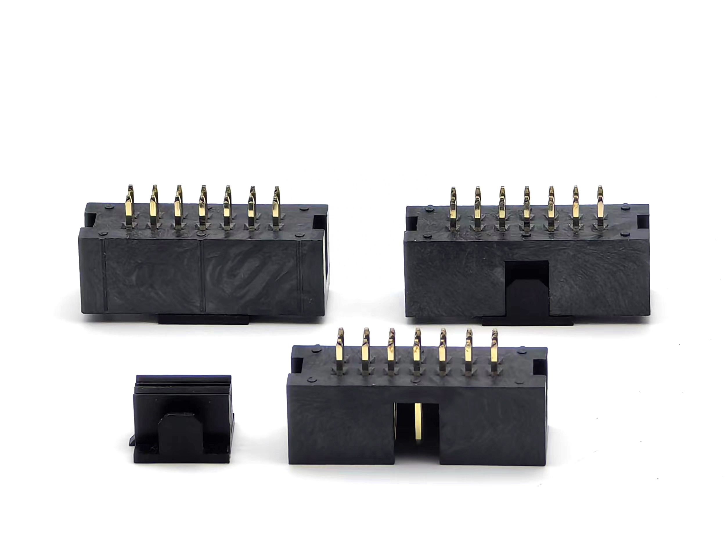 2.54mm  Pitch Box header Connector Dual Row Straight H8.8 2*7P