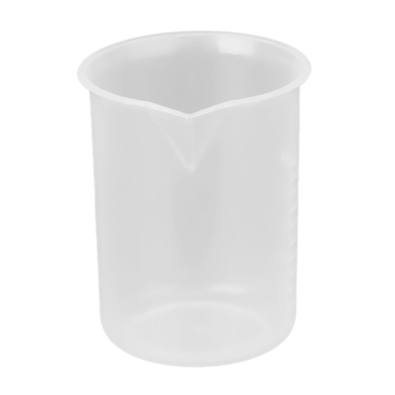 50mL Graduated Beaker Clear Plastic Measuring Cup New Practical Office School Laboratory Supplies --M25